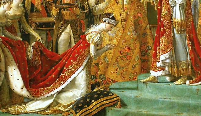 자크 루이 다비드, 나폴레옹 1세의 대관식(조제핀), 1805~1807, 캔버스에 유채, 621x979cm, 루브르 박물관