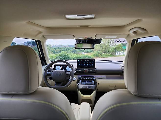 캐스퍼 일렉트릭 실내 모습. [김성우 기자]