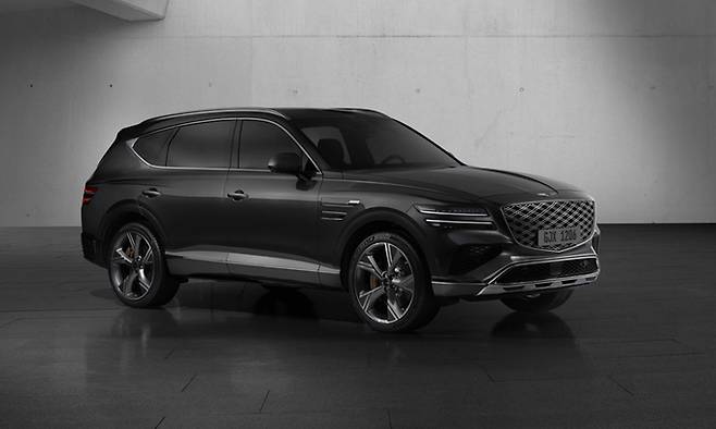 제네시스 GV80 외관.