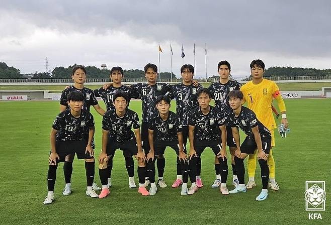 U-18 축구대표팀 아르헨티나전 선발 명단 [대한축구협회 홈페이지 캡처. 재판매 및 DB 금지]