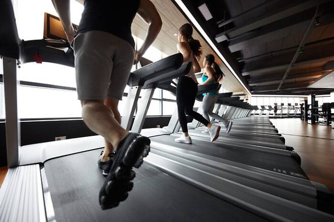 여름 운동엔 헬스장이 천국이다. '천국의 계단'이라는 운동기구도 있다. 주말에 운동을 몰아서 해도 치매 파킨슨병 우울증 불안장애 뇌졸중 위험을 확 낮출 수 있다는 연구 결과가 나왔다. [사진= 게티이미지뱅크]