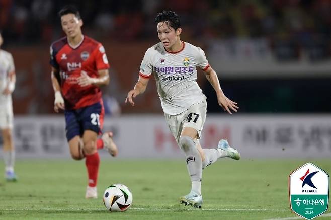 강원 FC 양민혁. 사진=한국프로축구연맹