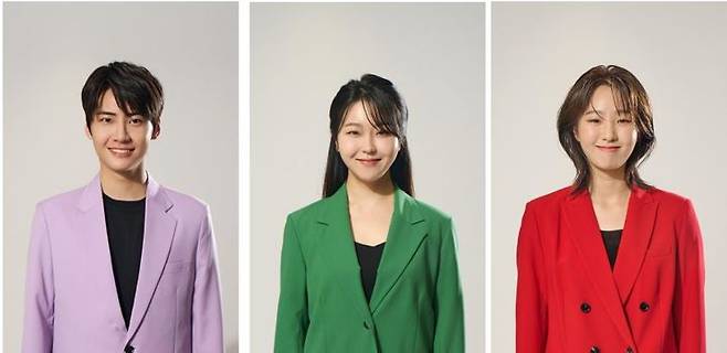 [서울=뉴시스] 왼쪽부터 이진혁, 서혜원, 최소연. 'SNL 코리아' 시즌 6 신입 크루들. (사진 =  쿠팡플레이 제공) 2024.08.25. photo@newsis.com *재판매 및 DB 금지