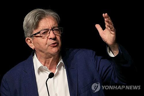 프랑스 극좌 정당 지도자 장뤼크 멜랑숑 [AFP 연합뉴스 자료사진. 재판매 및 DB 금지]