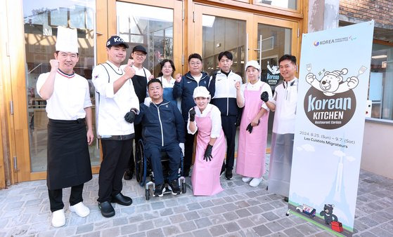 한국 장애인 국가대표 선수단에 한식 도시락을 공급하는 파리 패럴림픽 급식지원센터. 사진 대한장애인체육회