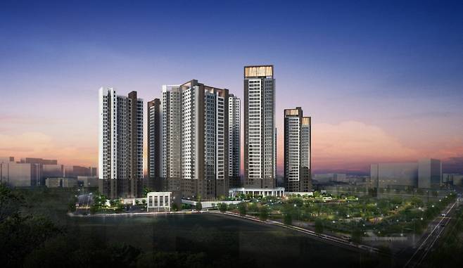 라체르보 푸르지오 써밋 야경투시도/사진제공=대우건설