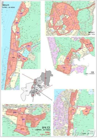 노후계획도시 변경 대상지역(부산시청 제공)