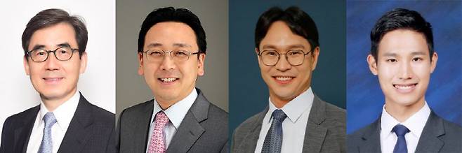 왼쪽부터 서울대병원 순환기내과 김효수·박경우·강지훈 교수, 윤준필 임상강사