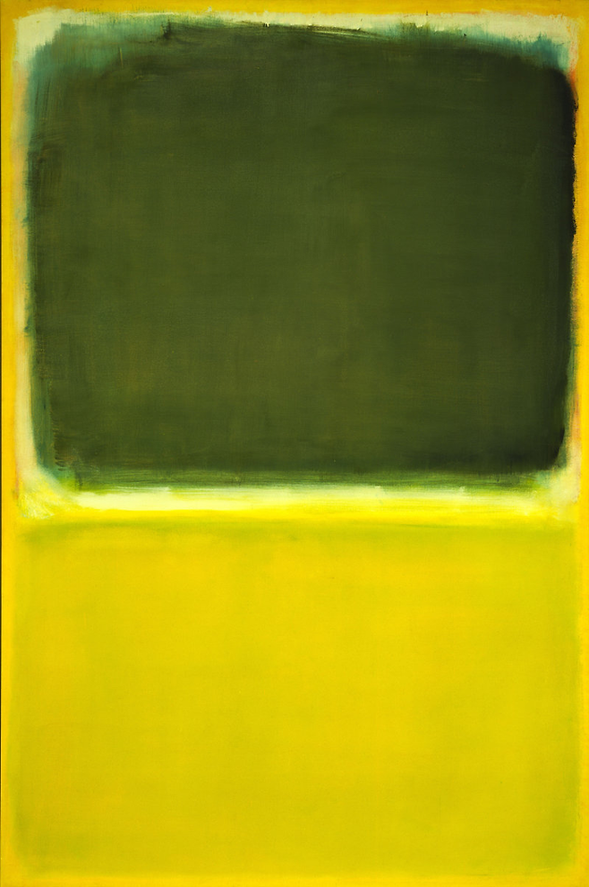 마크 로스코 ‘No. 16 [?] {Green, White, Yellow on Yellow}’(1951). 페이스갤러리 제공