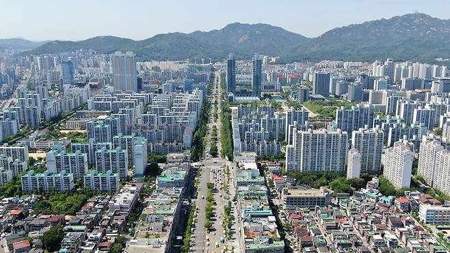 1기 신도시인 경기 안양 평촌 전경. [사진출처=연합뉴스]