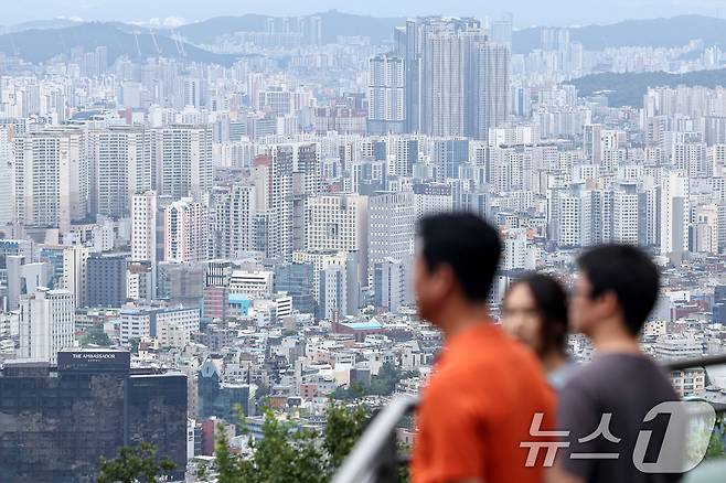 서울시내 아파트 밀집 지역. 2024.8.21/뉴스1 ⓒ News1 민경석 기자