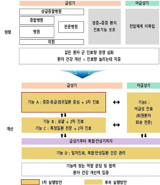 의료 공급·이용체계 개선안.(보건복지부 제공)/뉴스1 ⓒ News1