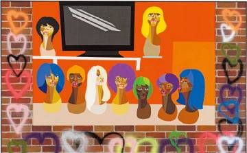 데릭 애덤스, ‘Who Can I Run To(Xscape)’(2024).  가고시안 제공