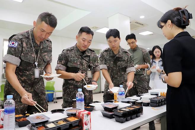 '예비군 도시락, 더 맛있고 알차게' [육군 제31보병사단 제공. 재판매 및 DB 금지]