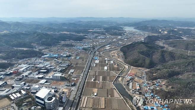 이동·남사 시스템반도체 국가산단 부지 [용인시 제공. 재판매 및 DB 금지]