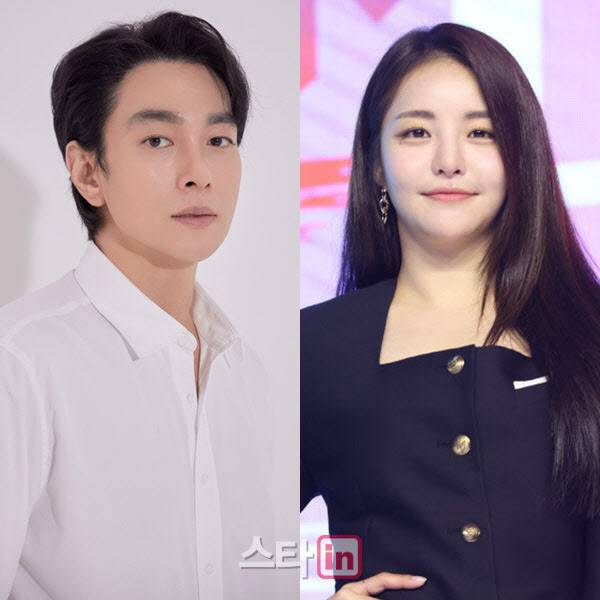 이규한(왼쪽)과 유정