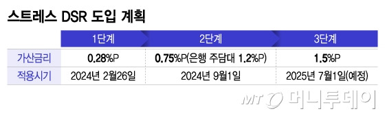 스트레스 DSR 도입 계획/그래픽=이지혜