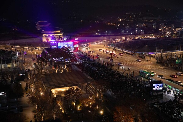 지난해 리그 오브 레전드 월드 챔피언십의 일환으로 광화문에서 열린 월즈 팬 페스트