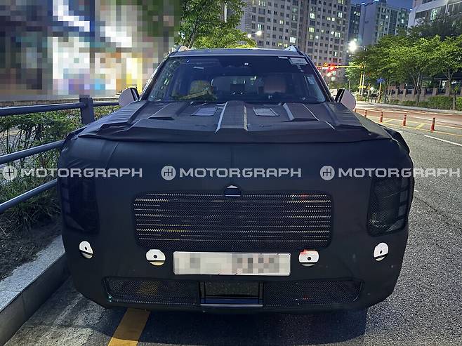 팰리세이드 풀체인지 시험주행차