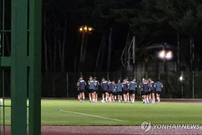 팔레스타인 축구대표팀 선수들 [촬영 이의진]