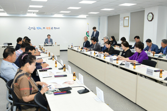 ▲백경현 구리시장이 ‘제3회 구리시 축제협의회’를 주재하고 있다. ⓒ구리시