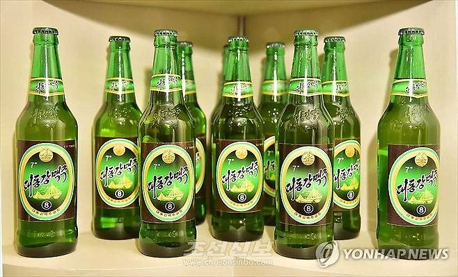 북한 대동강맥주공장에서 생산되는 맥주 [평양 조선신보 연합뉴스 자료사진. 재판매·재배포 및 DB 금지. 국내에서만 사용가능]