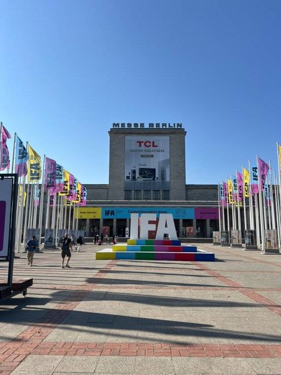 6일(현지시간) 독일 베를린에서 개막하는 유럽 최대 가전전시회 IFA 2024가 개최되는 메세 베를린 전시장메세 베를린 전시장의 모습. 사진=김준석 기자