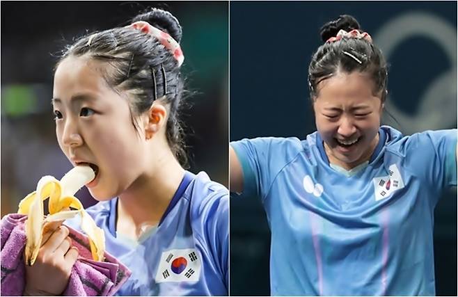 탁구요정 신유빈 [사진출처=연합뉴스/편집]