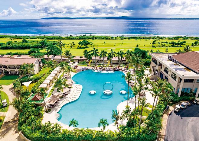 코럴오션리조트 사이판은 사이판에서 유일하게 미국여자프로골프(LPGA)투어 공식 규격의 18홀을 갖추고 있다. 코럴오션리조트 사이판 제공