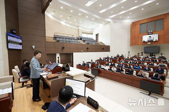 [용인=뉴시스]제286회 임시회 제2차 본회의