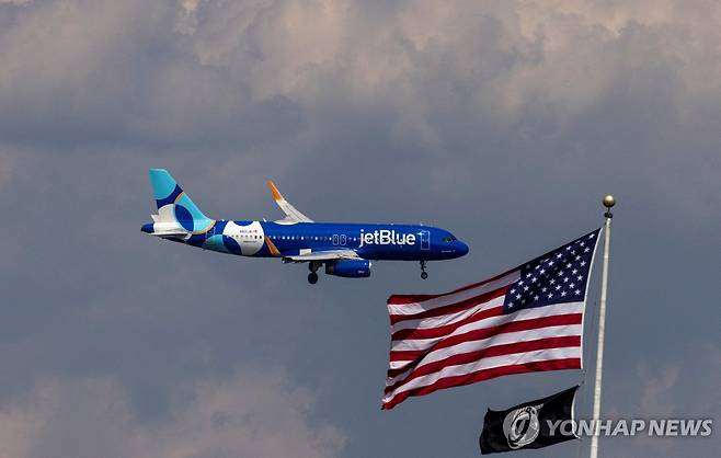 제트블루 여객기 [로이터 연합뉴스 자료사진. 재판매 및 DB 금지]