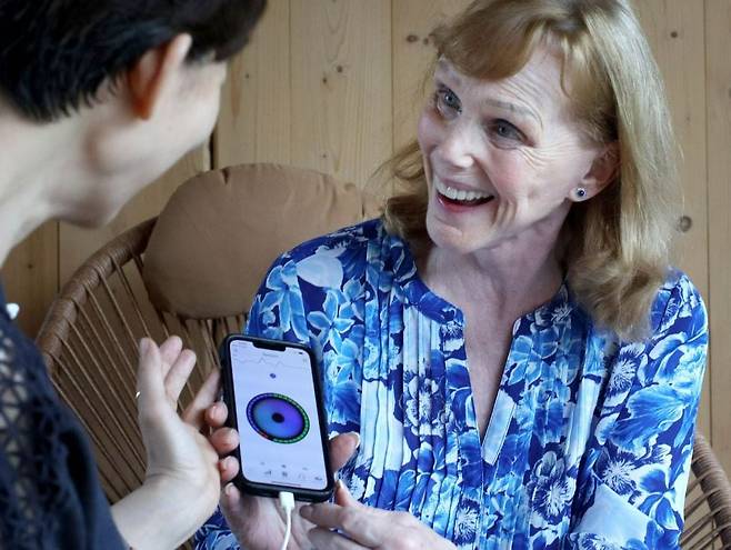 두뇌와 심뇌의 정합을 측정할 수 있는 프로그램. 하트매스연구소에서 구매할 수 있다. /사진=채승우