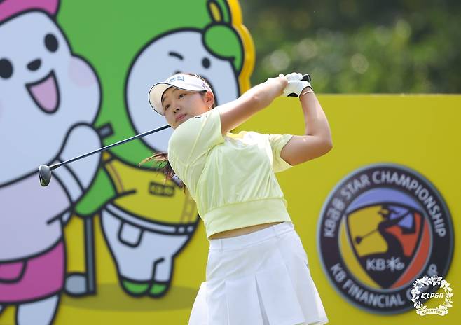 유현조의 티샷 [KLPGA 투어 제공. 재판매 및 DB 금지]