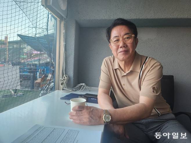 서울 잠실구장에서 만난 김시진 KBO 경기운영위원장. 이헌재 기자