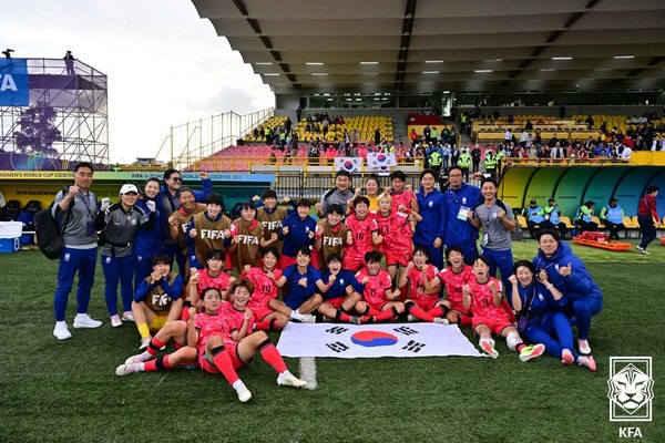 여자 U20 대표팀. 대한축구협회 제공