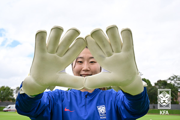 우서빈(여자 U20 대표팀). 대한축구협회 제공