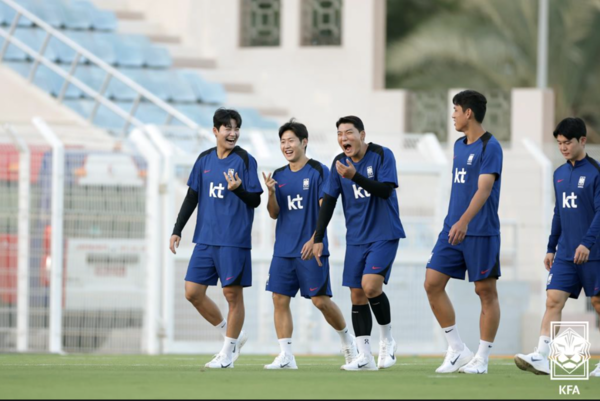 한국 남자 축구대표팀. 대한축구협회 제공