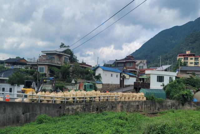 내년도 풍수해 생활권 정비사업에 선정된 경남 창녕군 영산지구 전경. 사진제공=경남도