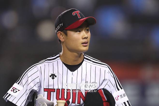 ▲ LG 트윈스 이영빈 ⓒ 곽혜미 기자