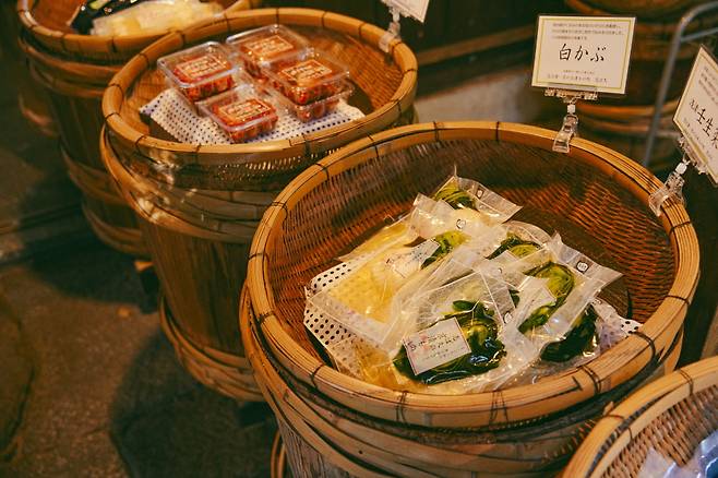 오하라에서 현지인들이 많이 사가는 츠케모노