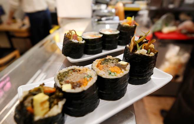 서울 중구 시내 한 김밥전문점.(기사 내용과는 무관함) /뉴스1