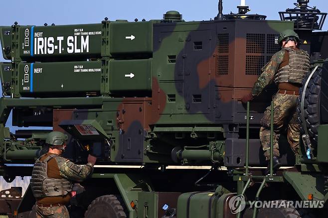 독일산 방공무기 IRIS-T SLM [EPA 연합뉴스 자료사진. 재판매 및 DB 금지]