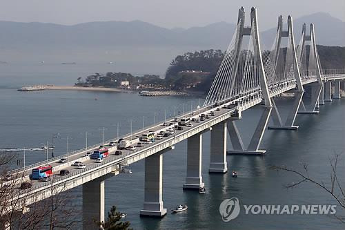 거가대로 전경 [연합뉴스 자료사진]