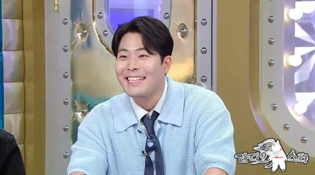 김해준이 '라디오스타'에서 김승혜와의 러브스토리를 공개한다. MBC 제공