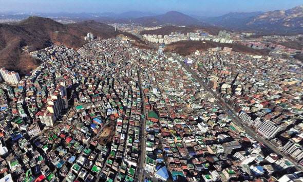 서울시 은평구 주택가 일대 전경(사진은 기사와 직접적 관련 없음) [네이버 항공뷰]