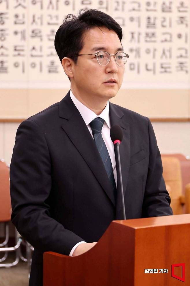 심우정 검찰총장 후보자가 3일 국회 법제사법위원회에서 열린 인사청문회에서 발언하고 있다. 사진=김현민 기자 kimhyun81@