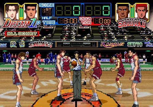 기대 이하의 게임성으로 혹평을 받은 세가새턴판 '슬램덩크'