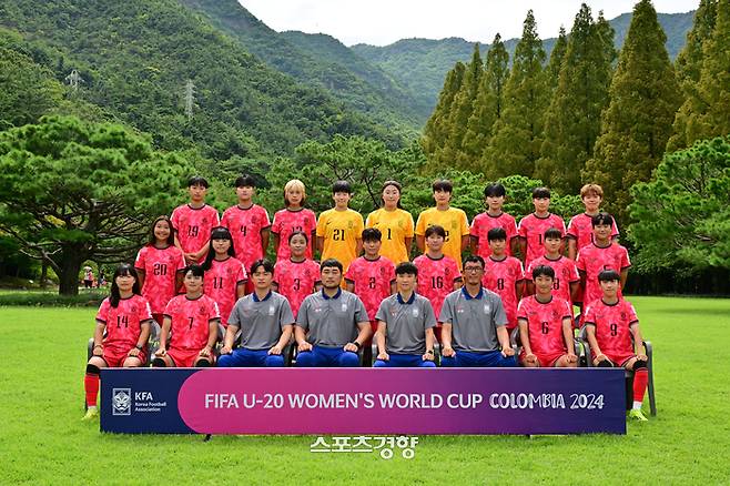 2024 FIFA U-20 여자월드컵 대표팀. 대한축구협회 제공