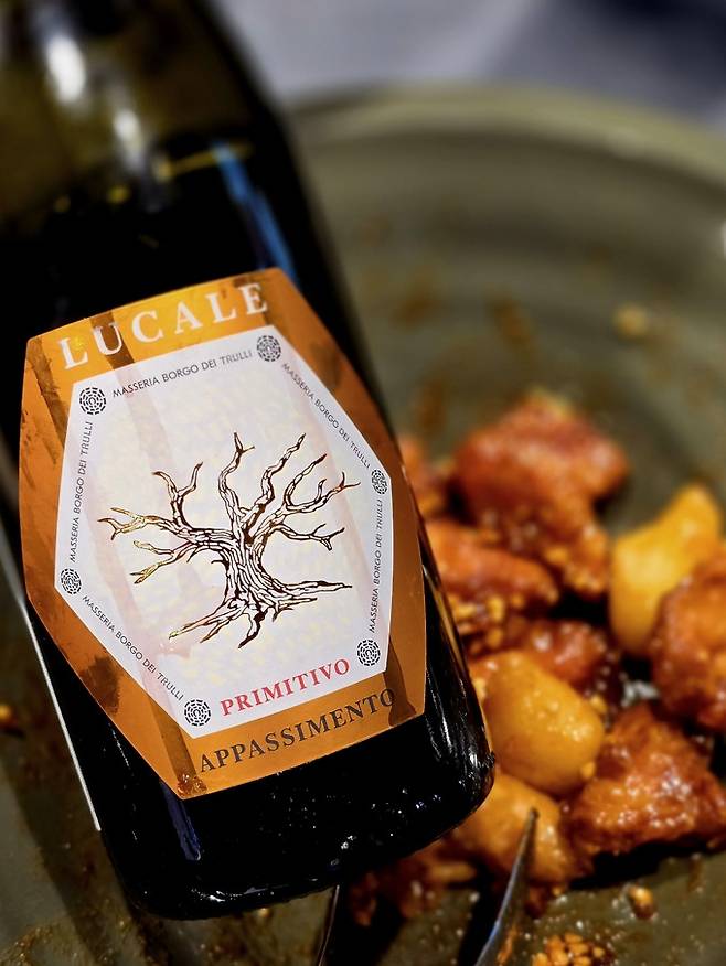 동원와인플러스 수입 루칼레 아파시멘토 프리미티보. 최현태 기자