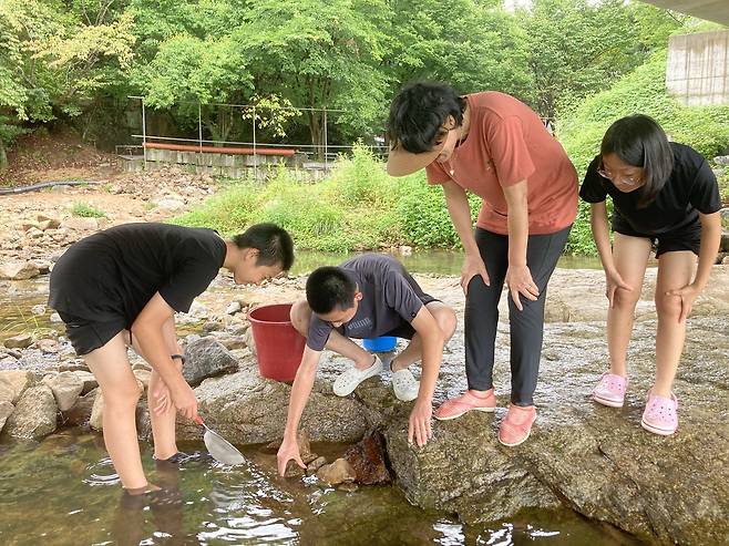 괴산온마을배움터 학교-마을 협력수업.(괴산증평교육지원청 제공)/뉴스1